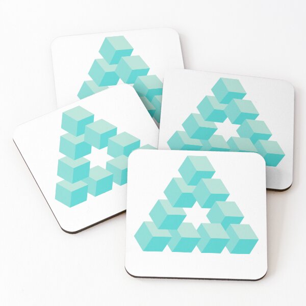 Item preview, Optical illusion triangle #2 - ice cubes designed and sold by DaveDanchuk.