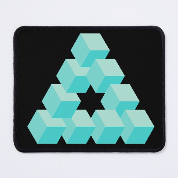 Item preview, Optical illusion triangle #2 - ice cubes designed and sold by DaveDanchuk.