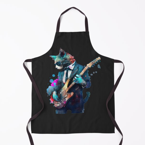 Item preview, Cat in Suit Playing Guitar designed and sold by Svgdesig⭐⭐⭐⭐⭐.