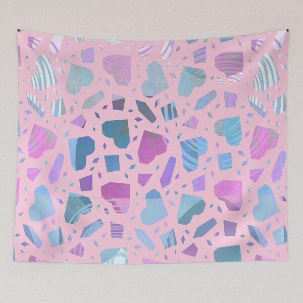 Item preview,  Crystals and love hearts pattern  designed and sold by TipTopTapo.
