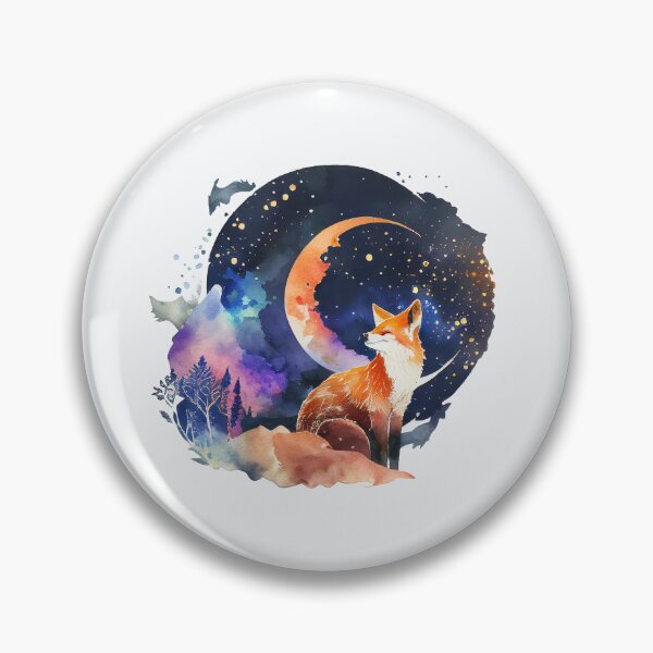 Item preview, Cute Fox lost in the moonlight designed and sold by KittyCat08.
