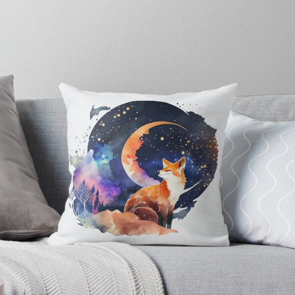 Aperçu de l'œuvre Renard mignon perdu au clair de lune créée et vendue par KittyCat08.