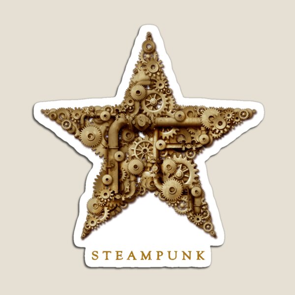 Steampunk Star Magnet