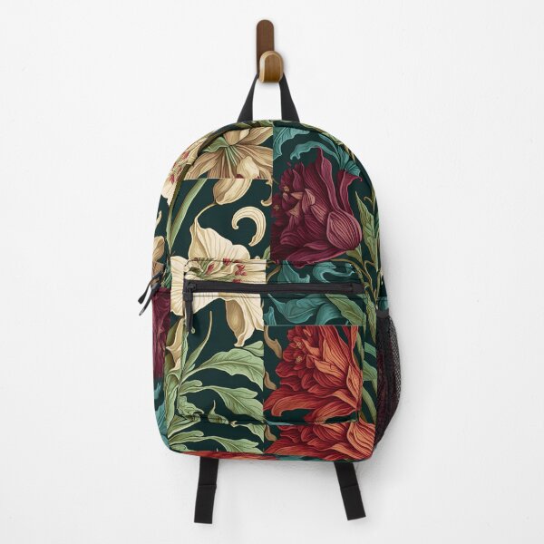 Item preview, Floral Garden Botanical Print with Jewel Lilies designed and sold by FloralFancy.