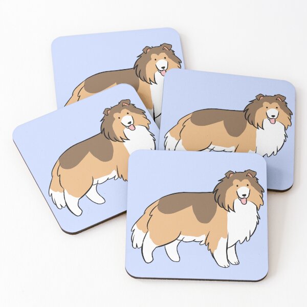 Item preview, Cute rough collie illustration designed and sold by Yarafantasyart.