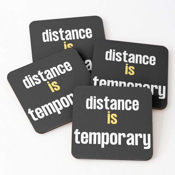 Item preview, Long Distance Relationship: Distance Is Temporary But Our Love Is Permanent Essential T-Shirt designed and sold by Tarikbouchmal.