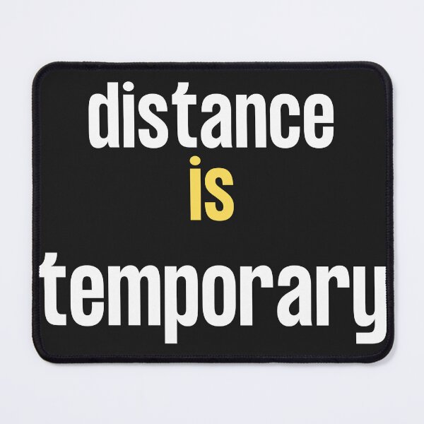 Item preview, Long Distance Relationship: Distance Is Temporary But Our Love Is Permanent Essential T-Shirt designed and sold by Tarikbouchmal.