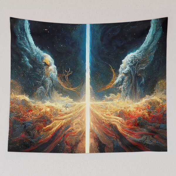 Item preview, Duel of the gods of stars designed and sold by SikstiNain.
