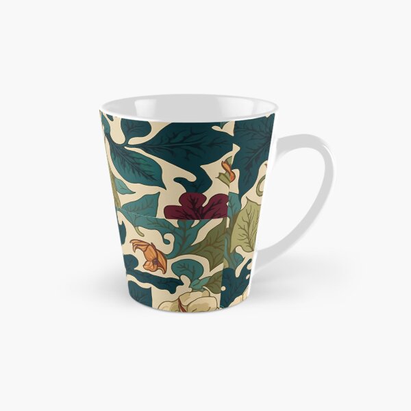 Item preview, Floral Garden Botanical Print with Fall Flowers and Leaves designed and sold by FloralFancy.