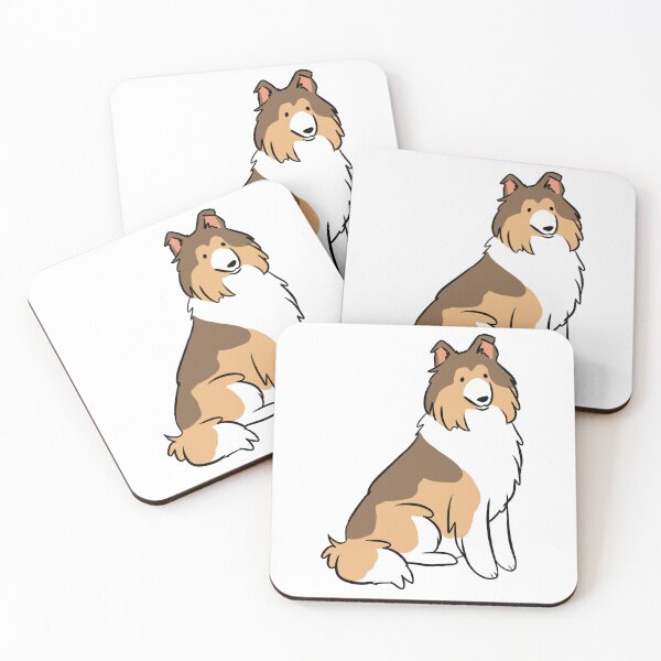 Item preview, Cute rough collie illustration designed and sold by Yarafantasyart.