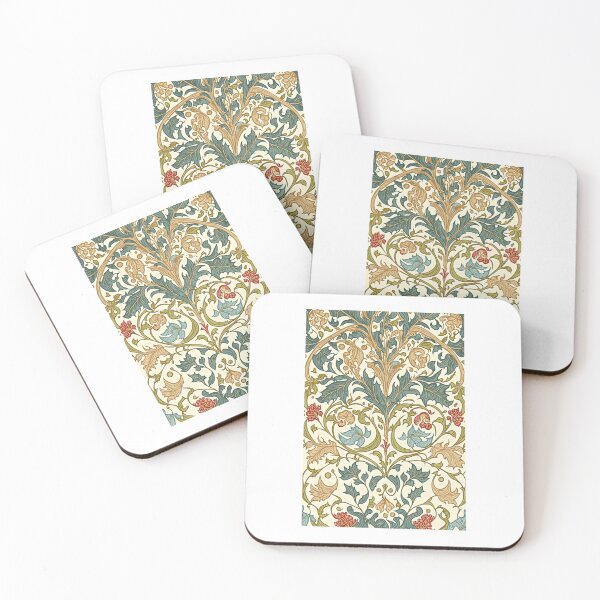 Item preview, Floral Garden Botanical Print with Fall Flowers and Leaves designed and sold by FloralFancy.