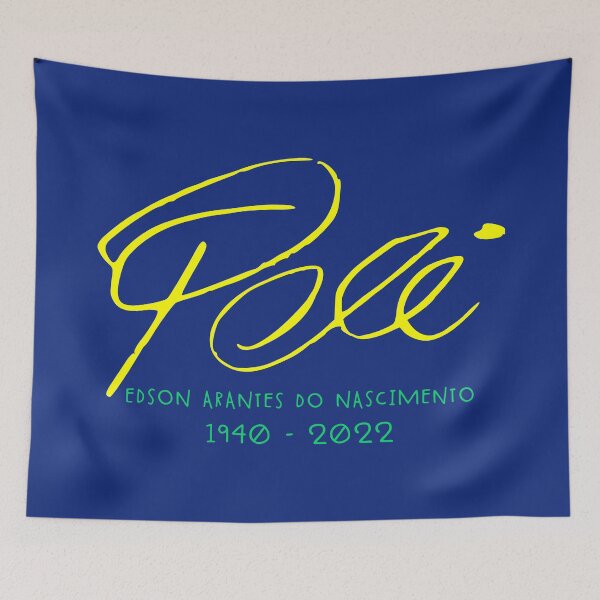 Item preview, Pele 10 Brazil - Edson Arantes do Nascimento - Legends Never Die designed and sold by TRUE-FANS.