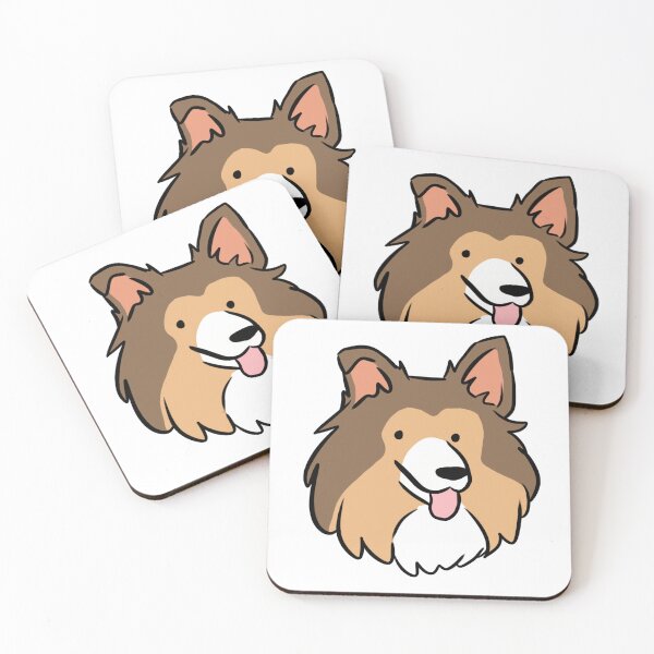 Item preview, Cute rough collie illustration designed and sold by Yarafantasyart.