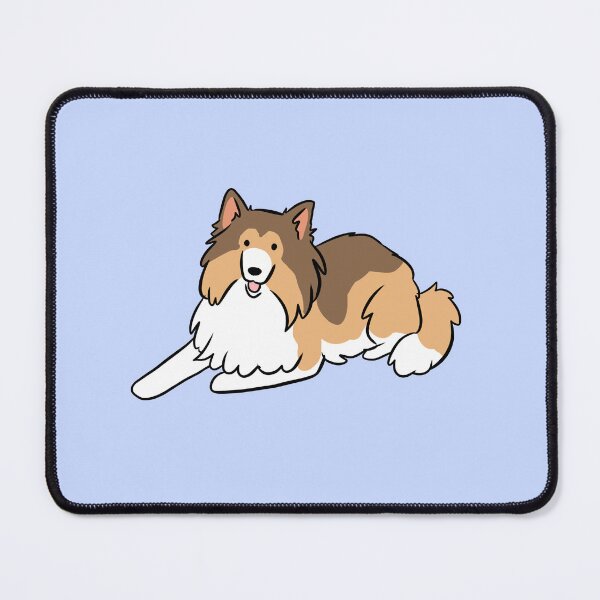 Item preview, Cute rough collie illustration designed and sold by Yarafantasyart.