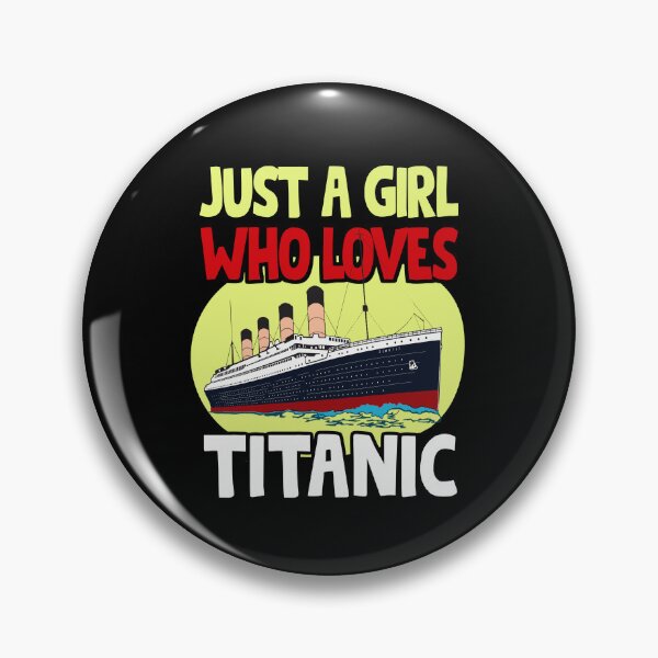 Item preview, Just A Girl Who Loves Titanic - Titanic Ship Lover Girls and Kids Gift designed and sold by Tee Revolution.