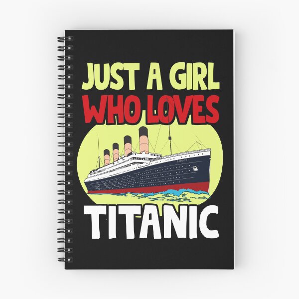 Item preview, Just A Girl Who Loves Titanic - Titanic Ship Lover Girls and Kids Gift designed and sold by Tee Revolution.