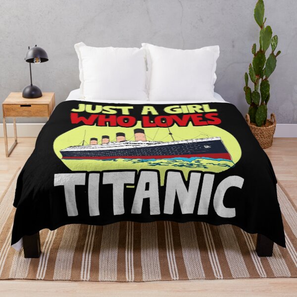 Item preview, Just A Girl Who Loves Titanic - Titanic Ship Lover Girls and Kids Gift designed and sold by Tee Revolution.