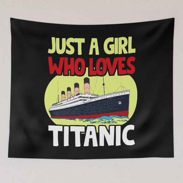 Artikelvorschau, Nur ein Mädchen, das die Titanic liebt – Geschenk für Mädchen und Kinder, die die Titanic lieben entworfen und verkauft von Tee Revolution.