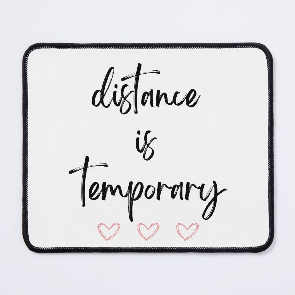 Item preview, Long Distance Relationship: Distance Is Temporary But Our Love Is Permanent Essential T-Shirt designed and sold by Tarikbouchmal.