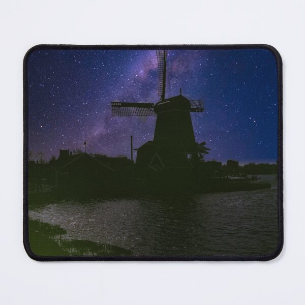 Item preview, windmill in the night  designed and sold by igor-zusev.