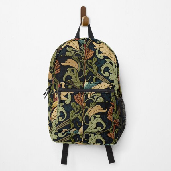 Item preview, Floral Garden Botanical Print with Fall Gold Flowers and Leaves designed and sold by FloralFancy.