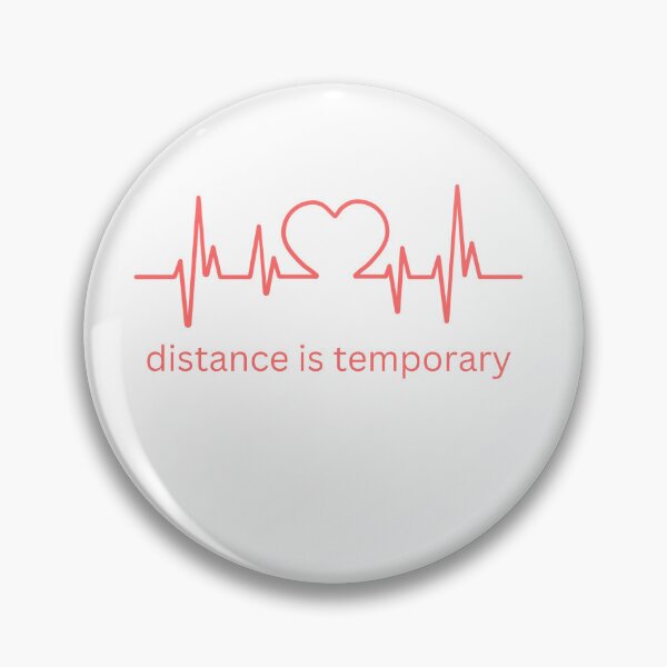 Item preview, Distance Relationship: Distance Is Temporary But Our Love Is Permanent Essential T-Shirt designed and sold by Tarikbouchmal.