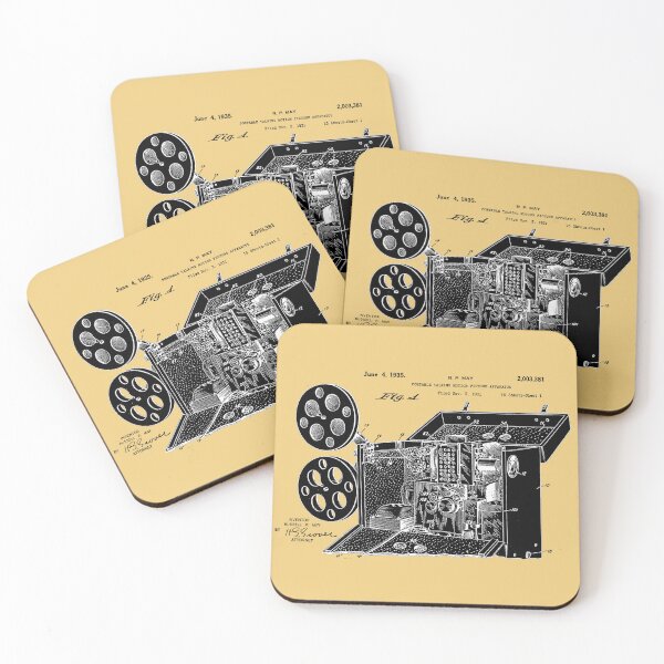 Item preview, Portable Talking Motion Picture Apparatus 1935 - For Light Background designed and sold by MoonglowGraphic.