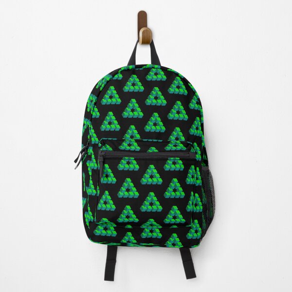 Item preview, Optical illusion triangle #8 - greens designed and sold by DaveDanchuk.