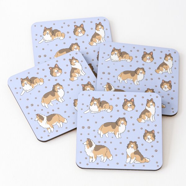 Item preview, rough collie cute illustration pack  designed and sold by Yarafantasyart.
