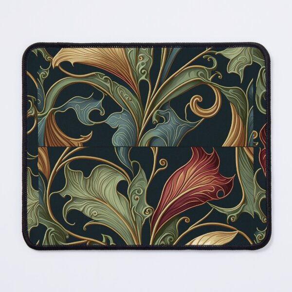 Item preview, Floral Garden Botanical Print with Fall Gold Flowers and Leaves designed and sold by FloralFancy.