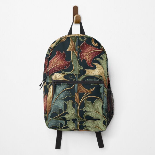 Item preview, Floral Garden Botanical Print with Fall Gold Flowers and Leaves designed and sold by FloralFancy.