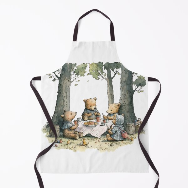 Artikelvorschau, Teddybär-Picknick-Aquarell entworfen und verkauft von peachycrossing.