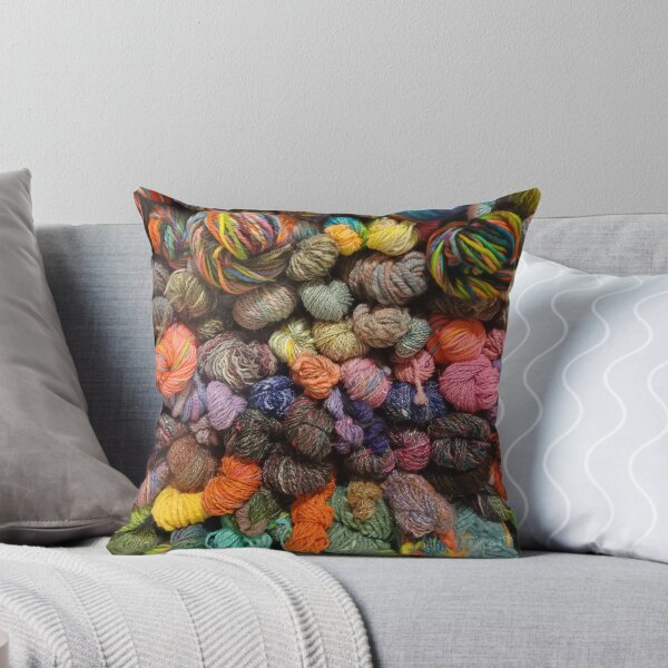 Item preview, A Pile of Handspun Yarn designed and sold by sarahsprklyrns.