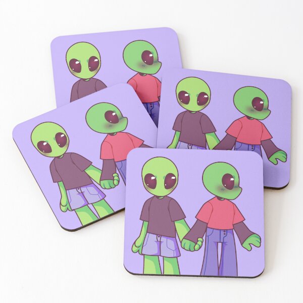 Item preview, Alien Couple designed and sold by catvinyls.