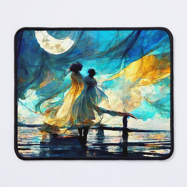 Item preview, Dancing with the moon over the sea designed and sold by SikstiNain.
