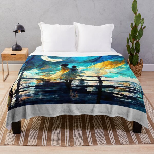 Item preview, Dancing with the moon over the sea designed and sold by SikstiNain.