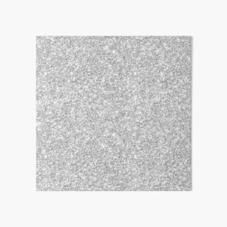 silver glitter stars | Art Board Print