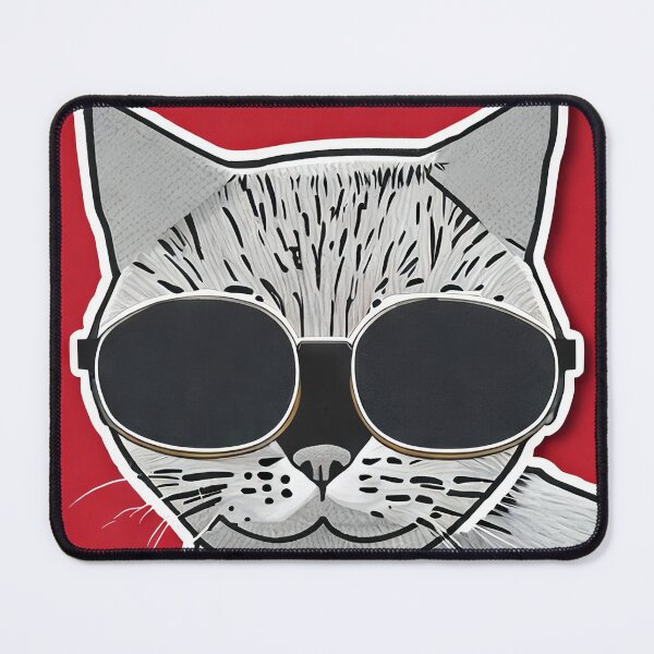 Item preview, Cool Cat with Sunglasses designed and sold by Eggshellent.