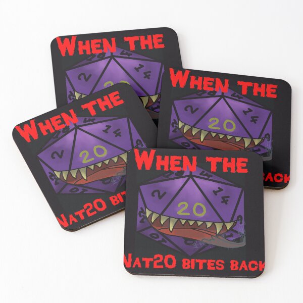Item preview, when the nat 20 bites back designed and sold by ninjapenguin89.