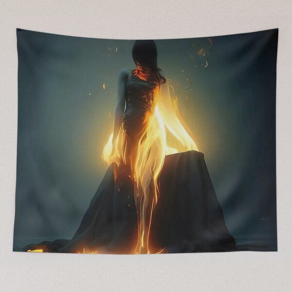 Aperçu de l'œuvre La femme du feu créée et vendue par SikstiNain.