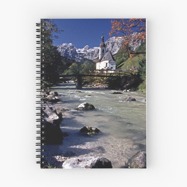 Item preview, Iglesia de Ramsau en otoño designed and sold by Photographic Memories.