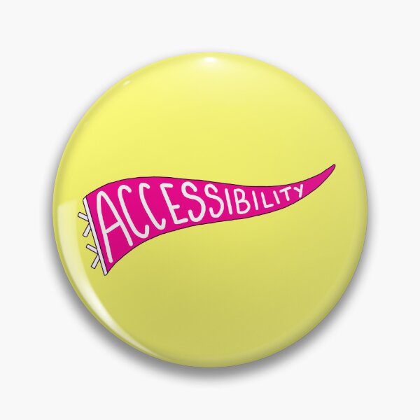 Item preview, Accessibility Pennant Barbie Pink designed and sold by harwellpb.