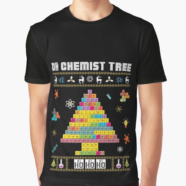 Item preview, Oh Chemist Tree Merry Christmas Ugly Sweater Chemistry Tee designed and sold by bucksworthy.