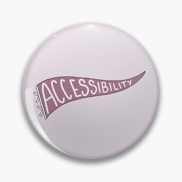 Item preview, Accessibility Pennant Mauve designed and sold by harwellpb.