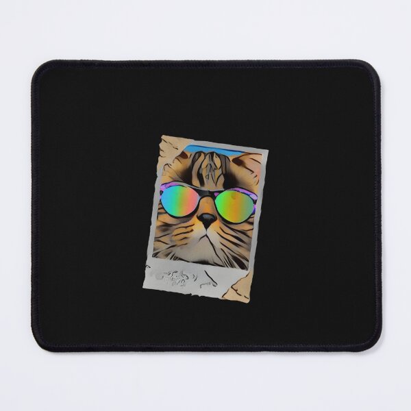 Item preview, Cool Rainbow Glasses Pop Art Cat Funny Happy Witty Joke Sarcastic Spiritual Animal Birthday Gift designed and sold by EpsilonEridani.