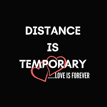 Artwork thumbnail, Distance Is Temporary by NikkosDesigns