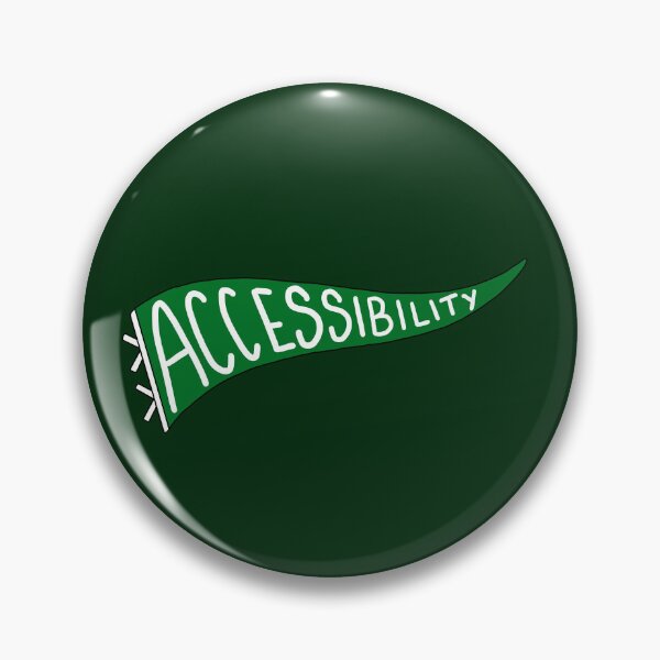 Item preview, Accessibility Pennant Green designed and sold by harwellpb.