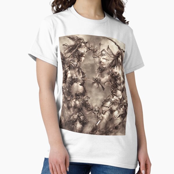 Item preview, Fantasy female warriors fighting designed and sold by David-Howells.