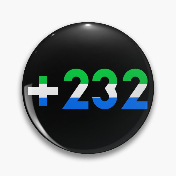 Item preview, Sierra Leone Salone +232 Country calling code designed and sold by Tony Cisse.