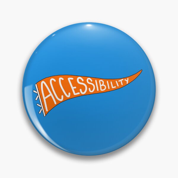 Item preview, Accessibility Pennant Orange designed and sold by harwellpb.